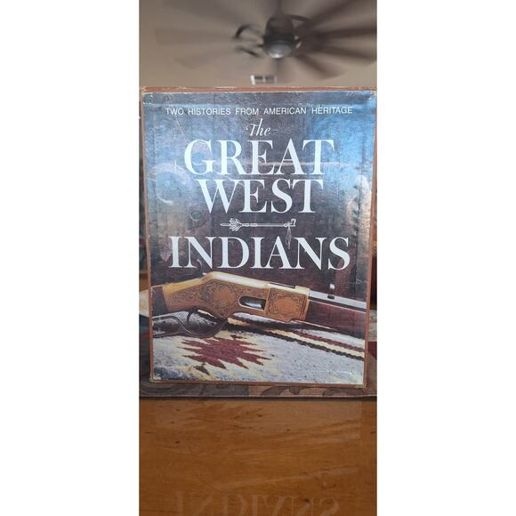 American Heritage books- Indians & History Of The Great West- w/ slipcover - Picture 1 of 12